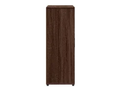 Aparadores 2 piezas roble marrón 60x31x84 cm madera de ingeniería
