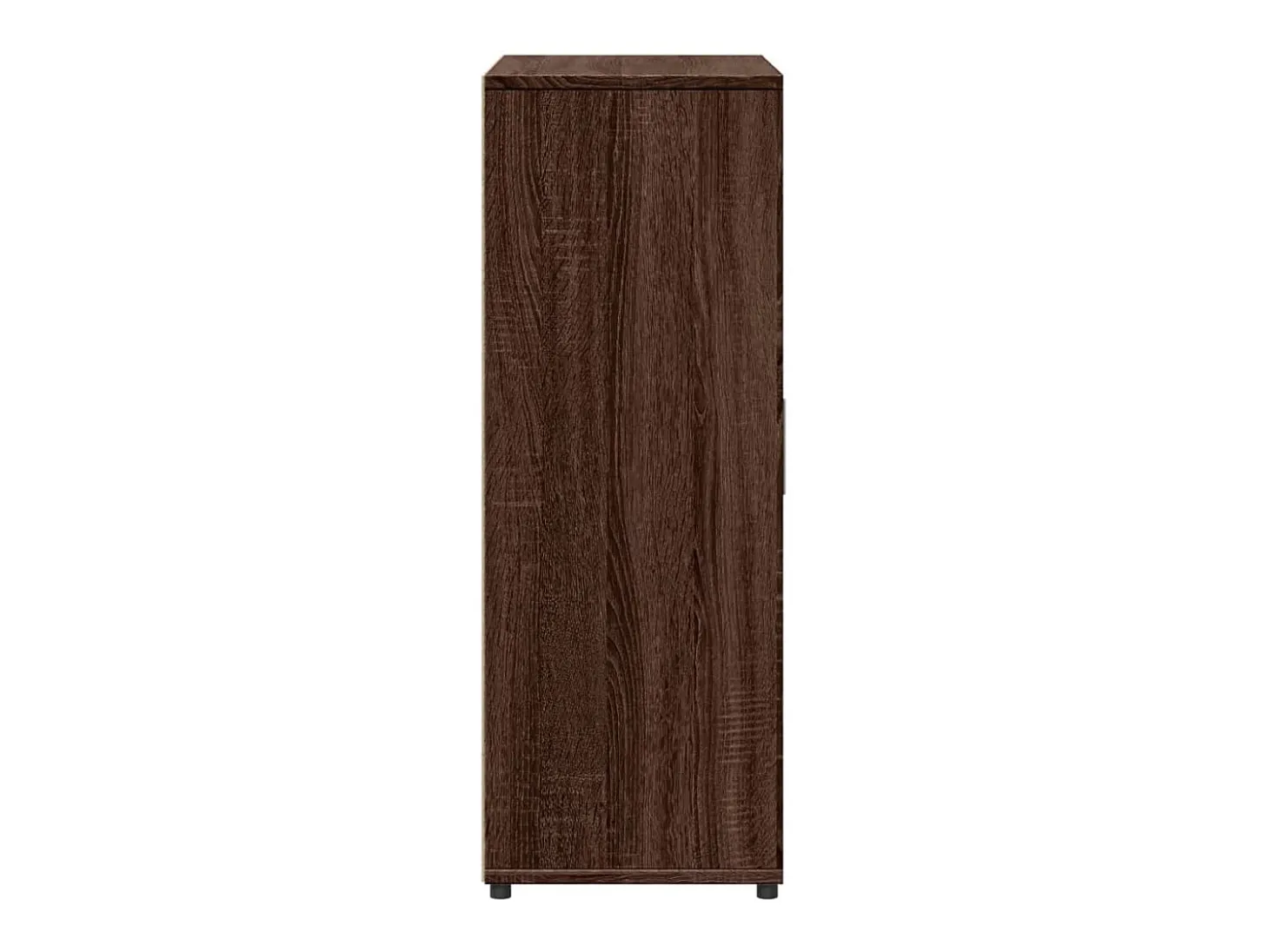 Aparadores 2 piezas roble marrón 60x31x84 cm madera de ingeniería
