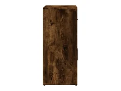 Aparadores 2 piezas roble ahumado 60x31x70 cm madera de ingeniería