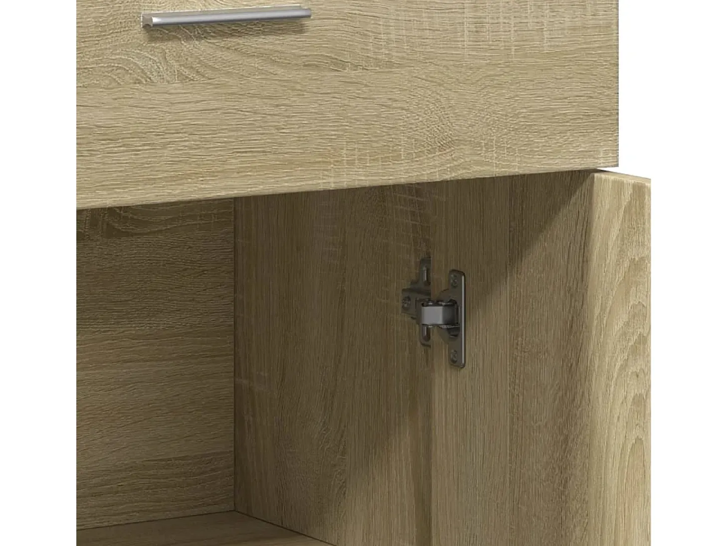 Aparadores 2 piezas roble sonoma 60x30x84 cm madera de ingeniería