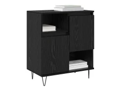 Aparadores 2 piezas Roble negro 120 x 35 x 70 cm Madera de ingeniería