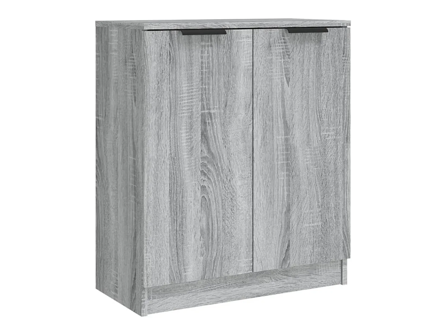 Aparadores 2 piezas Sonoma gris 60x30x70 cm Madera de ingeniería