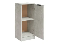 Aparadores 2 uds Gris Hormigón 30x30x70 cm Madera de ingeniería