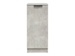 Aparadores 2 uds Gris Hormigón 30x30x70 cm Madera de ingeniería