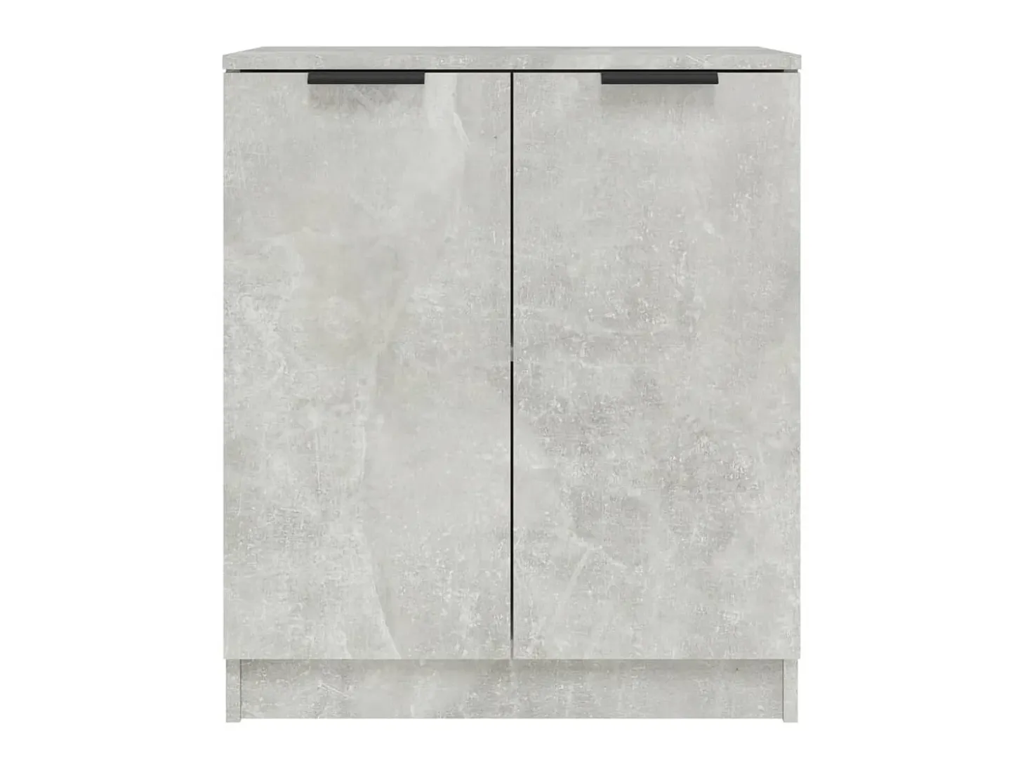 Aparadores 2 uds madera contrachapada gris hormigón 60x30x70 cm ES72553