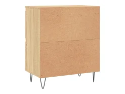 Aparadores 2 uds madera contrachapada color roble sonoma