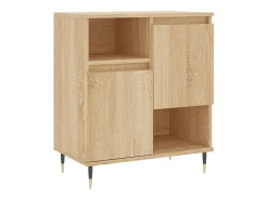Aparadores 3 uds madera contrachapada color roble sonoma