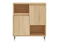 Aparadores 3 uds madera contrachapada color roble sonoma