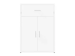 Aparadores 2 uds madera de ingeniería blanco 60x30x84 cm ES300290