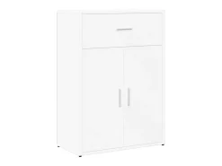 Aparadores 2 uds madera de ingeniería blanco 60x30x84 cm ES300290