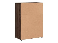 Aparadores 2 uds madera de ingeniería marrón roble 60x31x84 cm