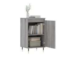 Aparadores 2 uds madera de ingeniería gris Sonoma 40x35x70 cm ES18644