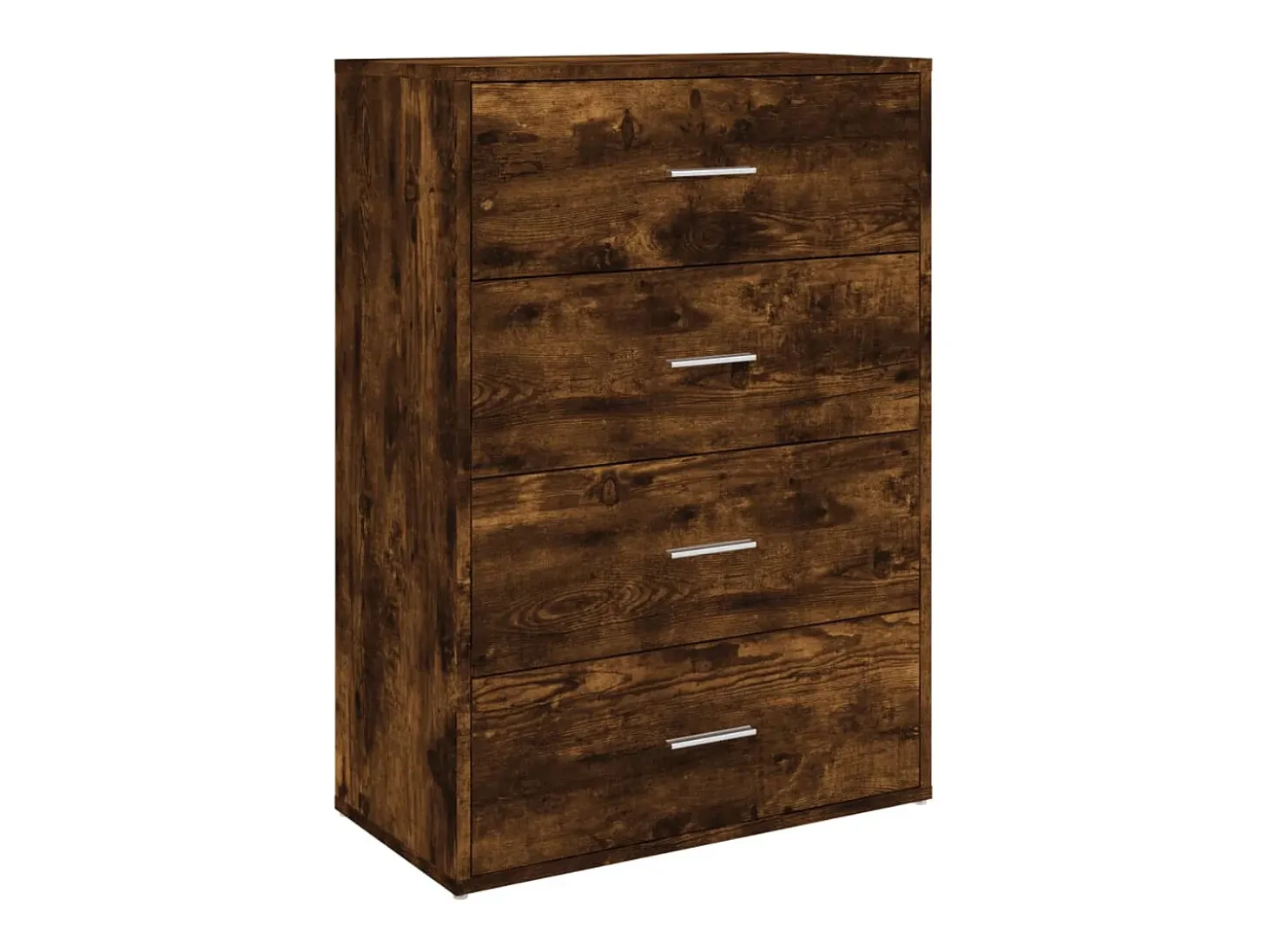 Aparadores 2 uds madera de ingeniería roble ahumado 60x31x84 cm ES360959