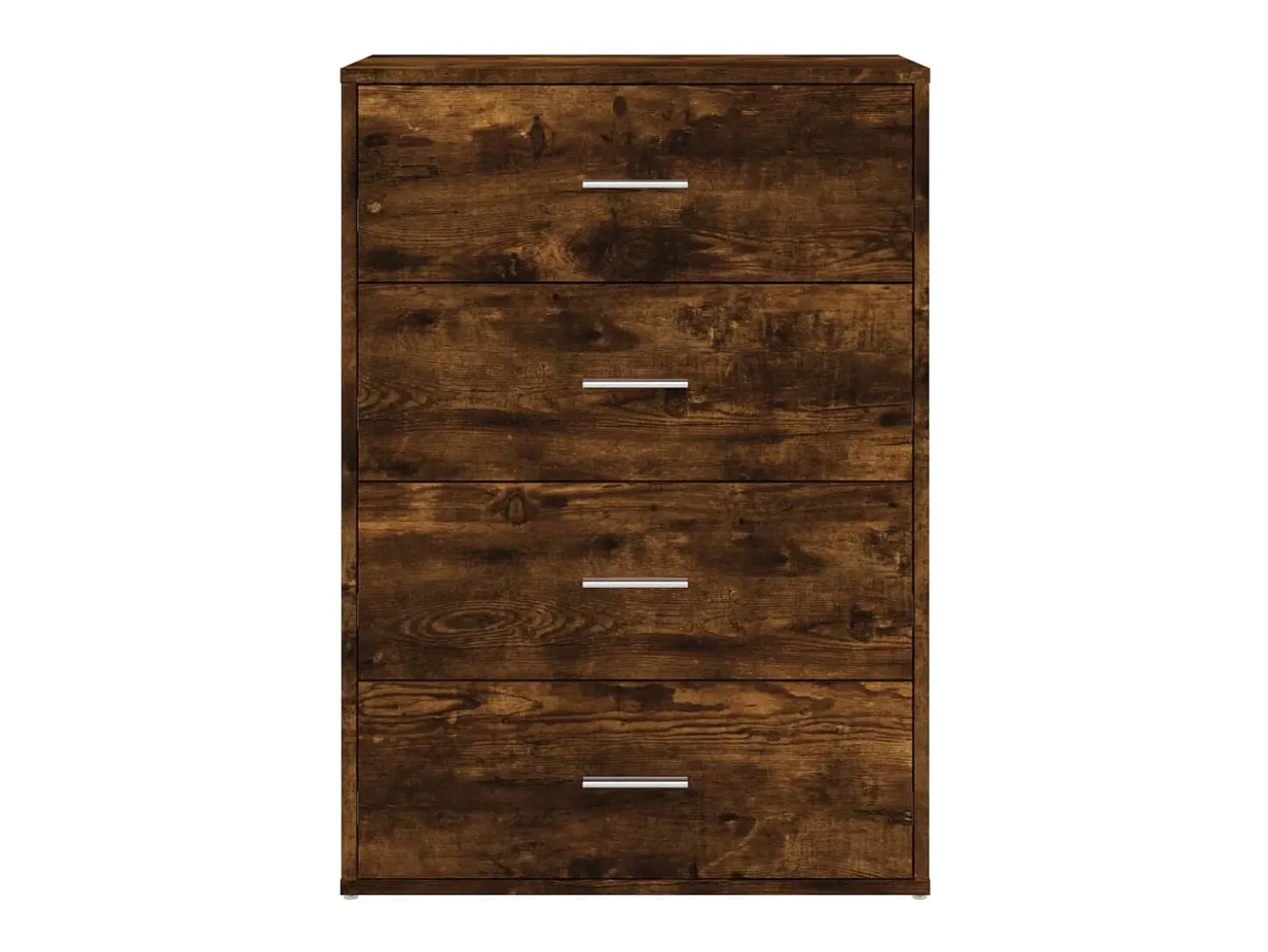 Aparadores 2 uds madera de ingeniería roble ahumado 60x31x84 cm ES360959
