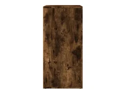 Aparadores 2 uds madera de ingeniería roble ahumado 79x38x80 cm