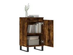 Aparadores 2 uds madera de ingeniería roble ahumado 40x35x70 cm ES84590