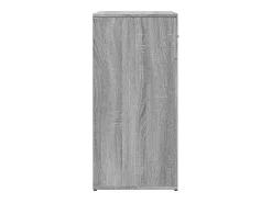 Aparadores 2 uds madera de ingeniería gris Sonoma 79x38x80 cm