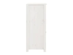 Aparadores 2 uds madera maciza de pino blanco 40x35x80 cm
