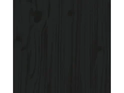Aparadores 2 uds Negro 32x34x75 cm Madera maciza de pino