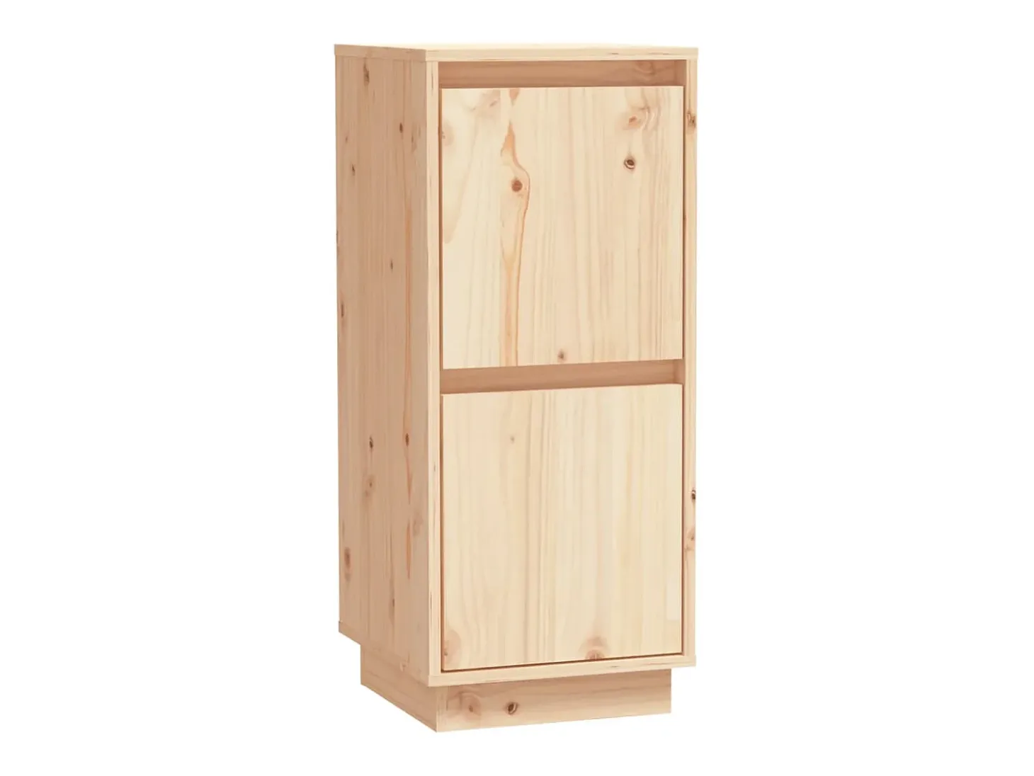 Aparadores 2 uds 31,5x34x75 cm Madera maciza de pino