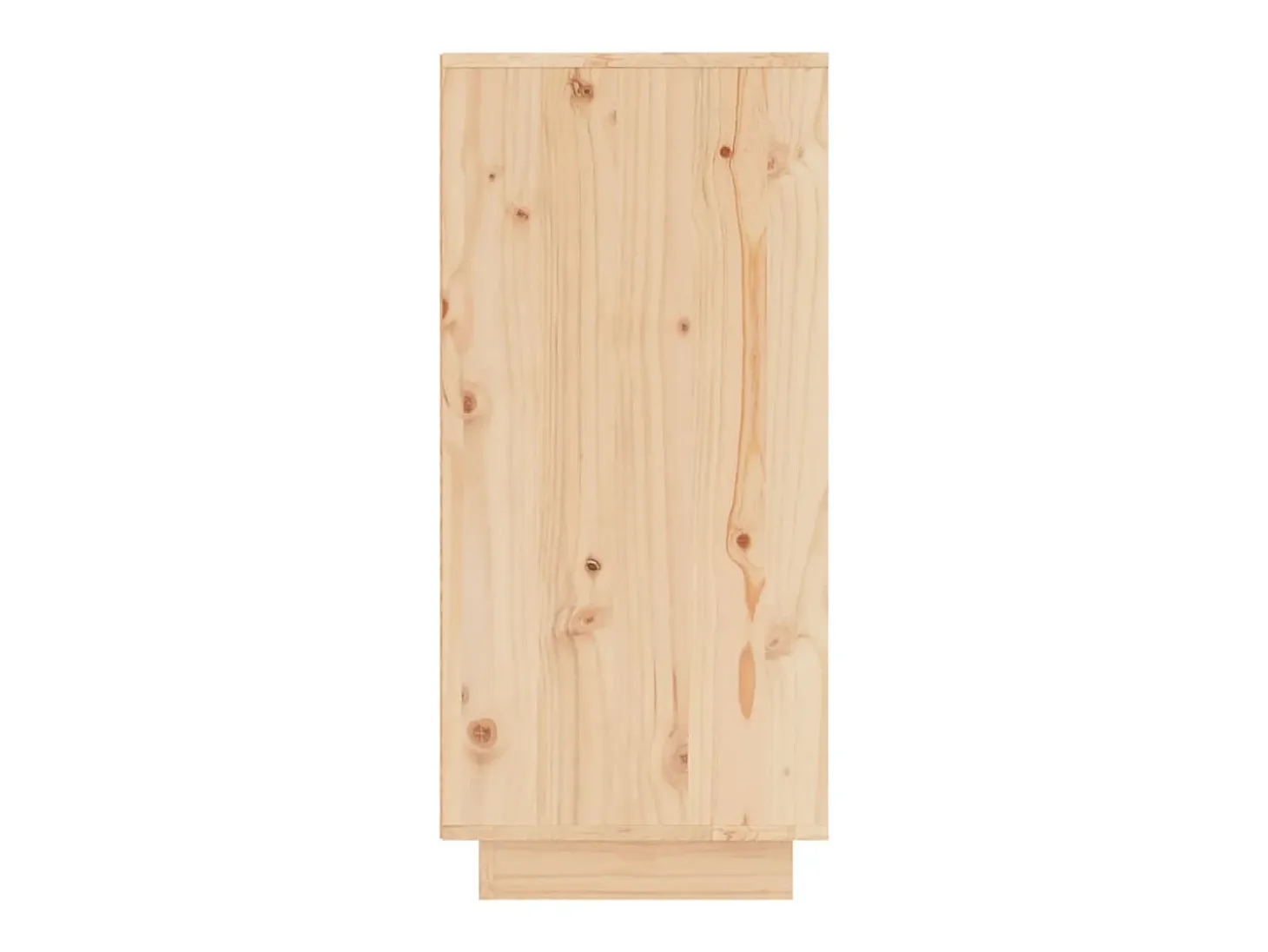 Aparadores 2 uds 31,5x34x75 cm Madera maciza de pino