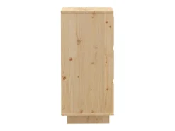 Aparadores 2 uds 32x34x75 cm Madera maciza de pino