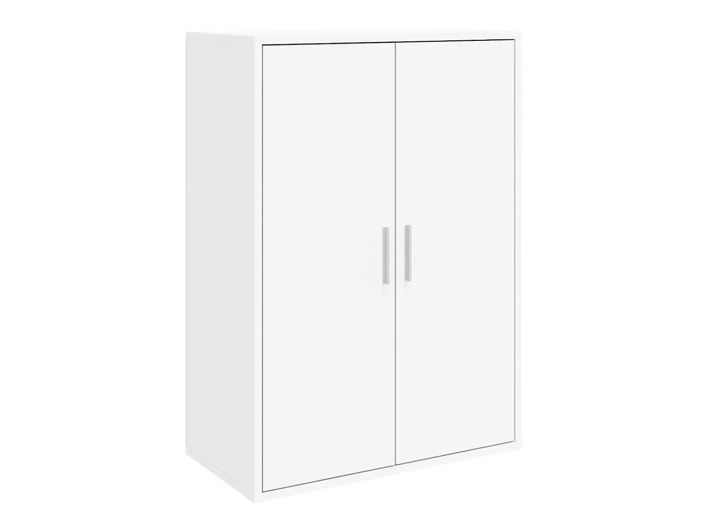 Aparadores 2 unidades madera de ingeniería blanco 60x31x84 cm ES402016