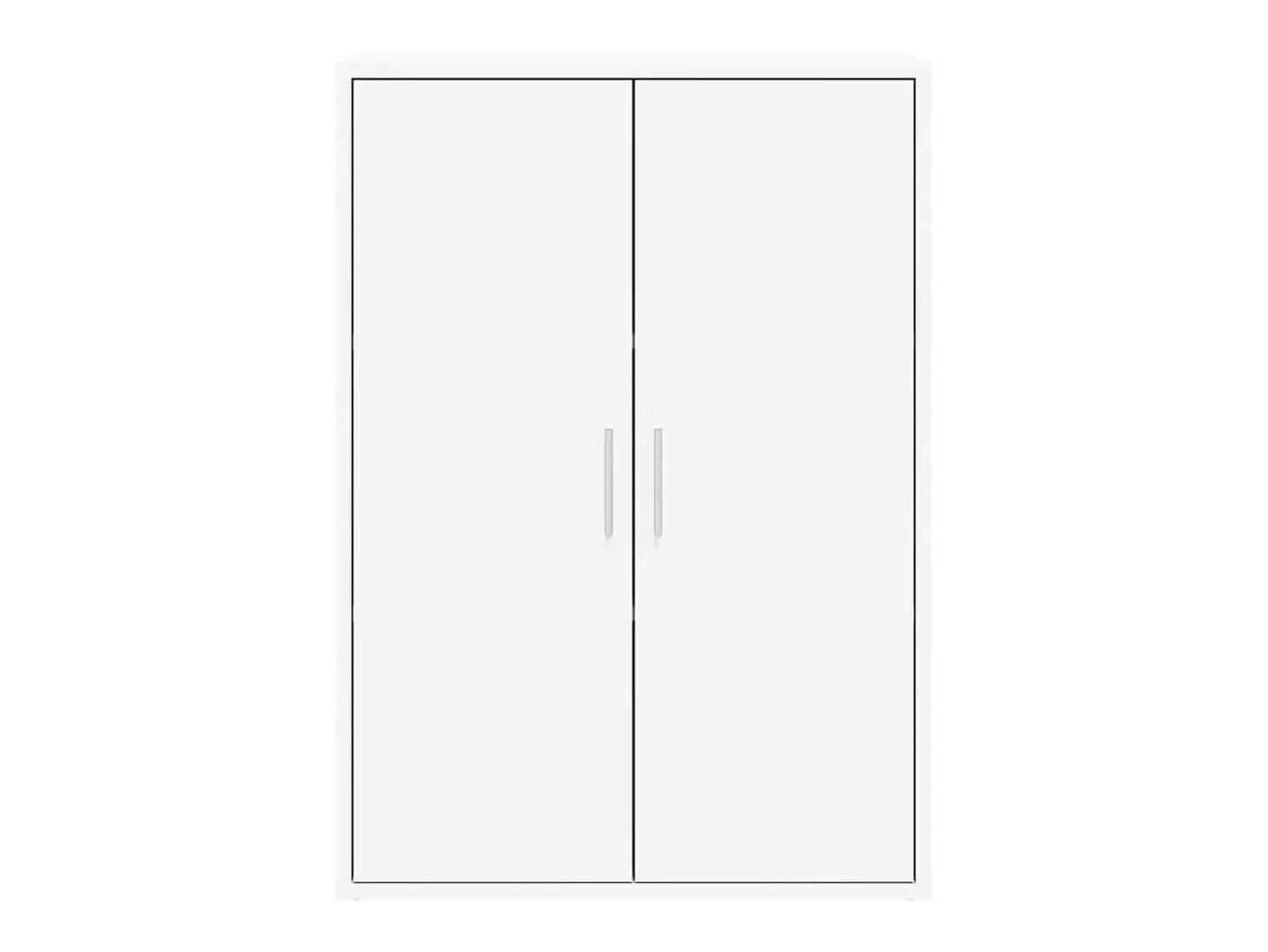 Aparadores 2 unidades madera de ingeniería blanco 60x31x84 cm ES402016