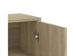 Aparadores de 3 piezas roble sonoma 60x31x84 cm madera de ingeniería