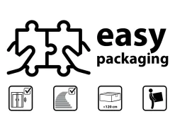 Aparadores para salón, 150x35x75cm, 3 Puertas, Chimenea eléctrica, Blanco y negro