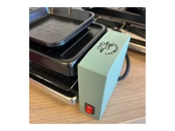 Aparato de raclette Little Balance para 4 personas 800W con grill, placa antiadherente extraíble y accesorios de madera