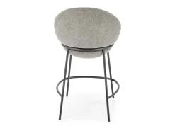 Armand taburete de bar de diseño de tela gris