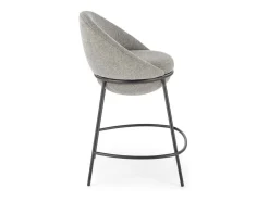 Armand taburete de bar de diseño de tela gris