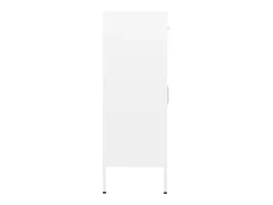 Armario almacenamiento acero blanco 80x35x101,5 cm ES689961