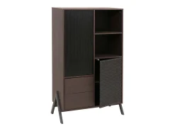 Armario alto MCW-O40, aspecto nogal