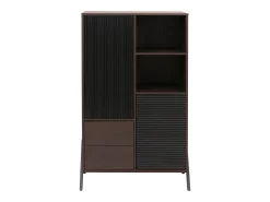 Armario alto MCW-O40, aspecto nogal