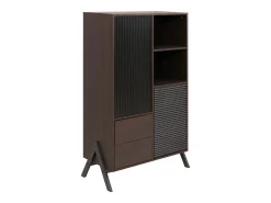Armario alto MCW-O40, aspecto nogal