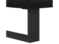 Armario alto negro 60 x 36 x 110 cm Madera de ingeniería