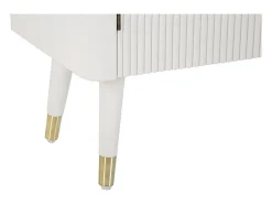 Armario Aparador VKH24, Blanco, 117x37x90 cm, Kendra Home