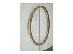 Armario Aparador VKH28, Blanco, 79x48x67 cm, Kendra Home