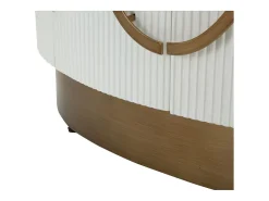 Armario Aparador VKH28, Blanco, 79x48x67 cm, Kendra Home