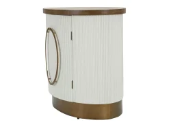 Armario Aparador VKH28, Blanco, 79x48x67 cm, Kendra Home