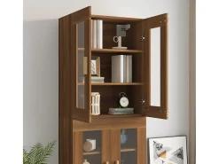 Armario colgante de pared roble Sonoma 69,5x34x90 cm
