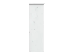 Armario con puertas de vidrio BODO madera maciza pino blanco