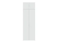 Armario de almacenaje blanco 70x42,5x225 cm madera de ingeniería