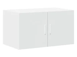 Armario de almacenaje blanco 70x42,5x225 cm madera de ingeniería