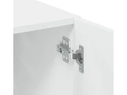 Armario de almacenaje blanco 70x42,5x225 cm madera de ingeniería