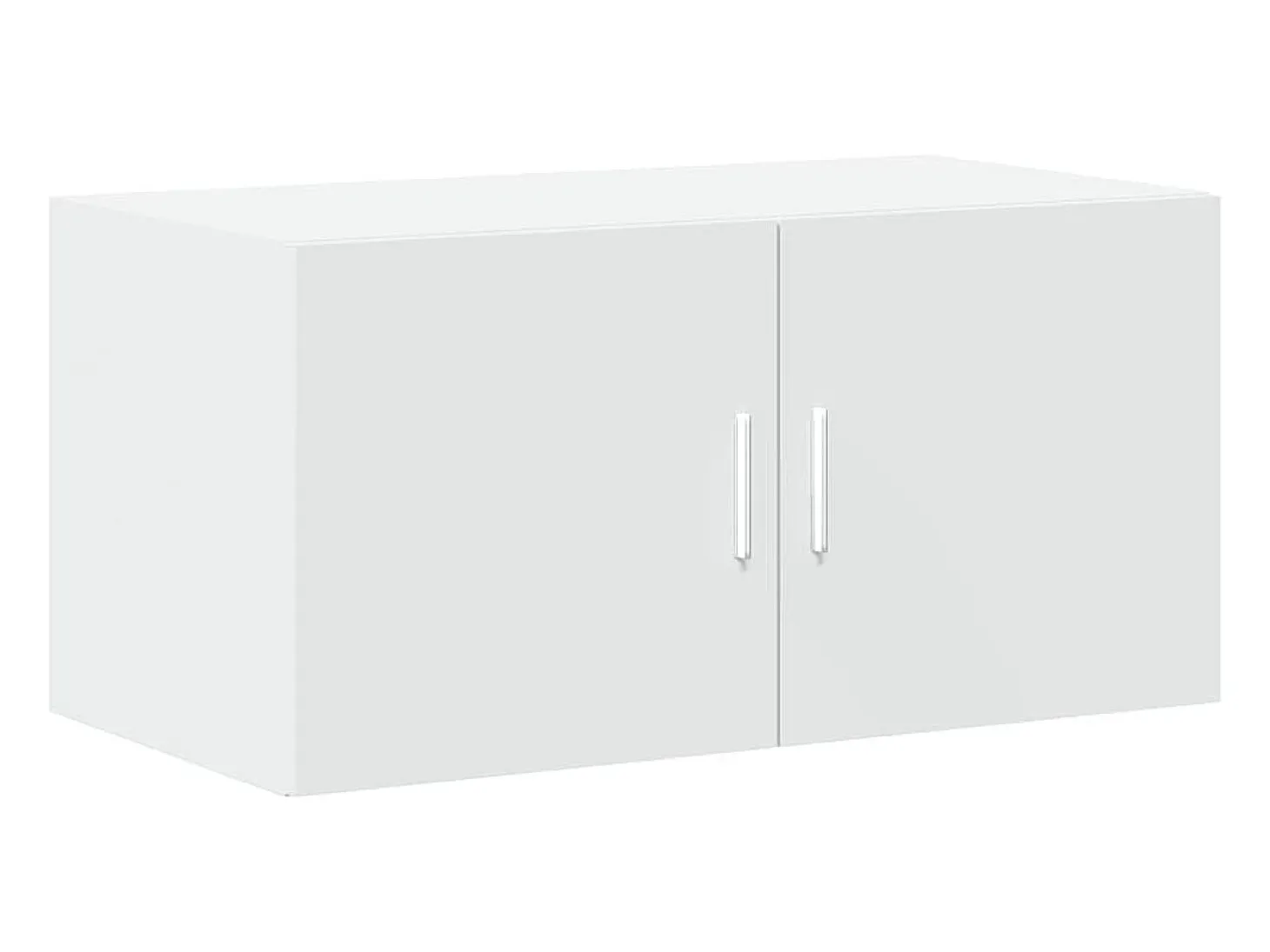 Armario de almacenaje blanco 80x42,5x225 cm madera de ingeniería