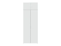 Armario de almacenaje blanco 80x42,5x225 cm madera de ingeniería