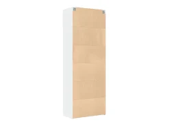 Armario de almacenaje blanco 80x42,5x225 cm madera de ingeniería